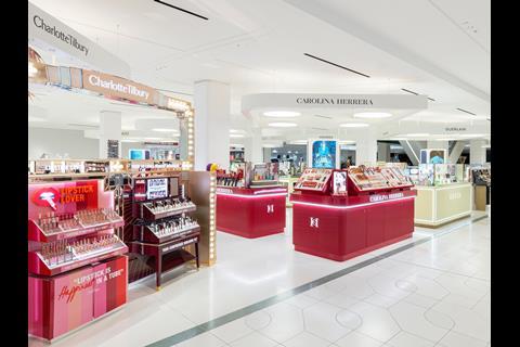 Fenwick beauty hall at Newcastle store